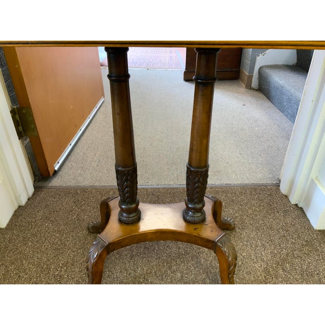 Circa 1820 New York Federal Carved and Inlaid Side Table For Sale - Image 13 of 17