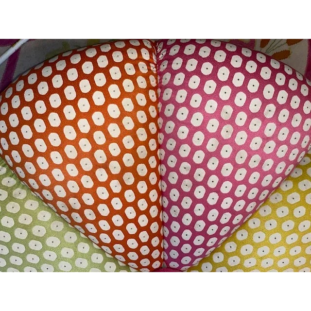 Highland House Custom Color Wheel Ottoman For Sale In Houston - Image 6 of 12