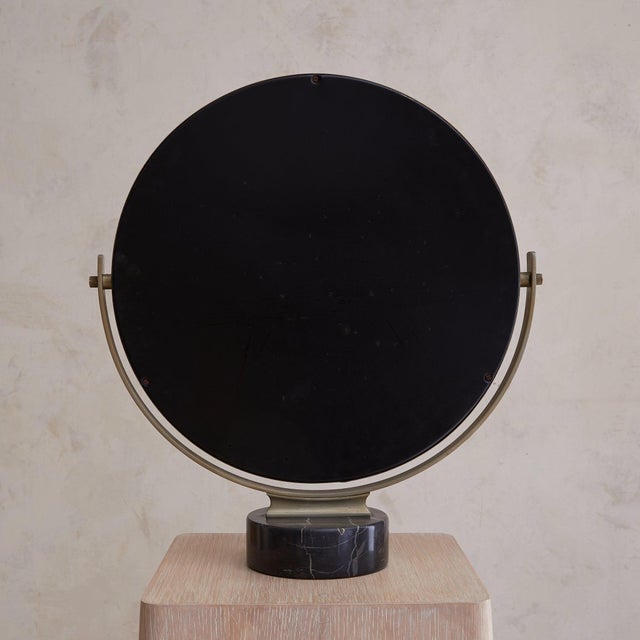 Artemide Italian Round Vanity Mirror Attributed to Sergio Mazza for Artemide, 1960s For Sale - Image 4 of 9