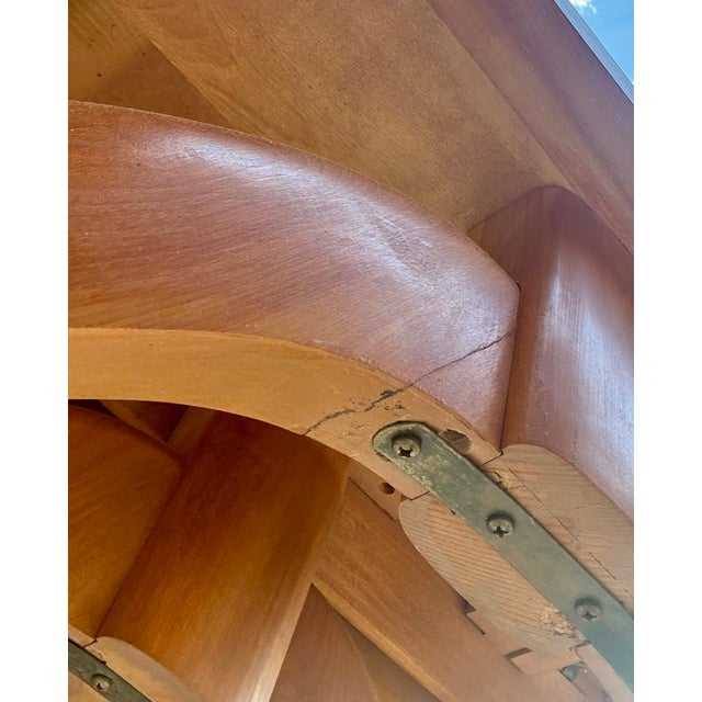 Heywood Wakefield Extension Dining Table For Sale - Image 9 of 10