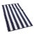 Cabana Stripe Beach Towel in Navy For Sale