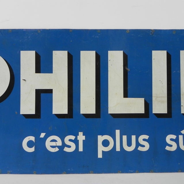 Advertising Sign from Philips, 1960s For Sale - Image 13 of 16