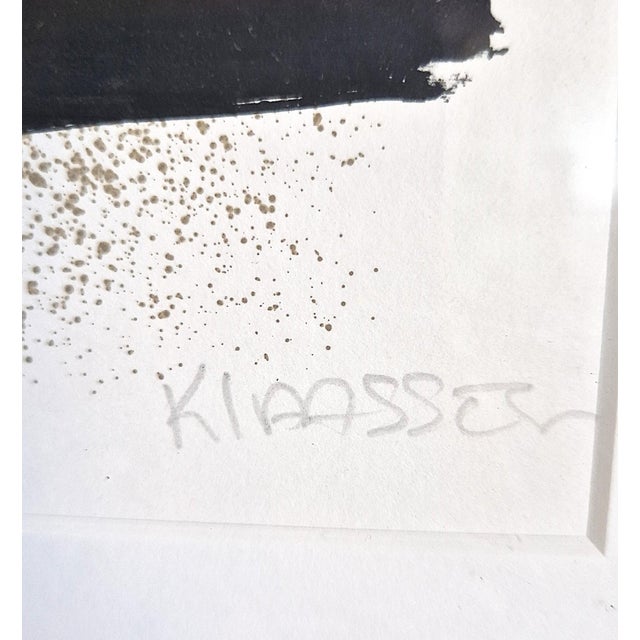 Paper Wil Klaassen, Composition, Limited Edition Print, Framed For Sale - Image 7 of 16