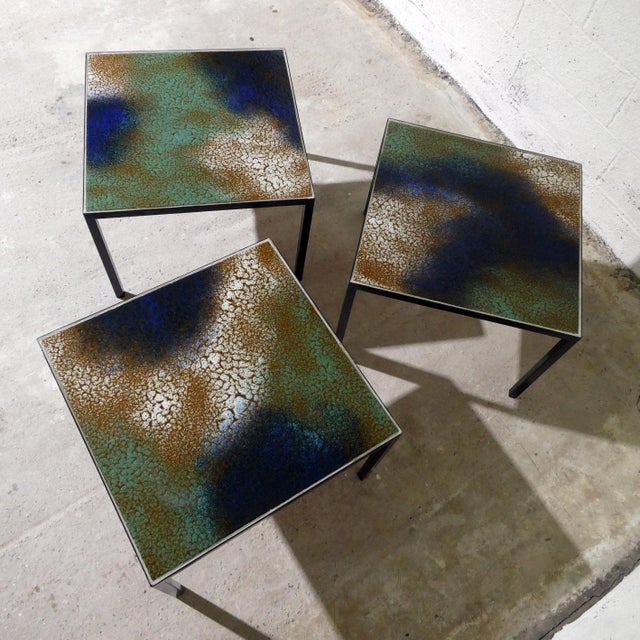 Gray Ceramic Coffee Table, 1970s For Sale - Image 8 of 11