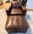Restoration Hardware Library Chair with Ottoman The Library Chair is made in cocoa brown Italian Bromptom leather. Modeled...