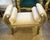 French French Style Beige Small Bench With Gold Details For Sale - Image 3 of 3