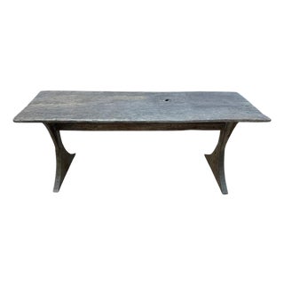 Andrianna Shamaris Wabi Sabi Teak Wood Table For Sale