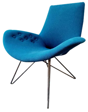Italian Modern Easy Chair attributed to Augusto Bozzi for Saporiti, Italy, 1960s