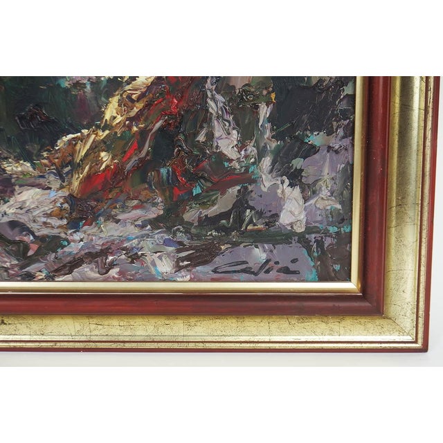1970s Bernardino Celia Colomb, La Calobra, 1970, Oil Painting, Framed For Sale - Image 5 of 9