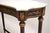 Vintage French Walnut Console Table with Marble Top, 1930 For Sale - Image 9 of 11