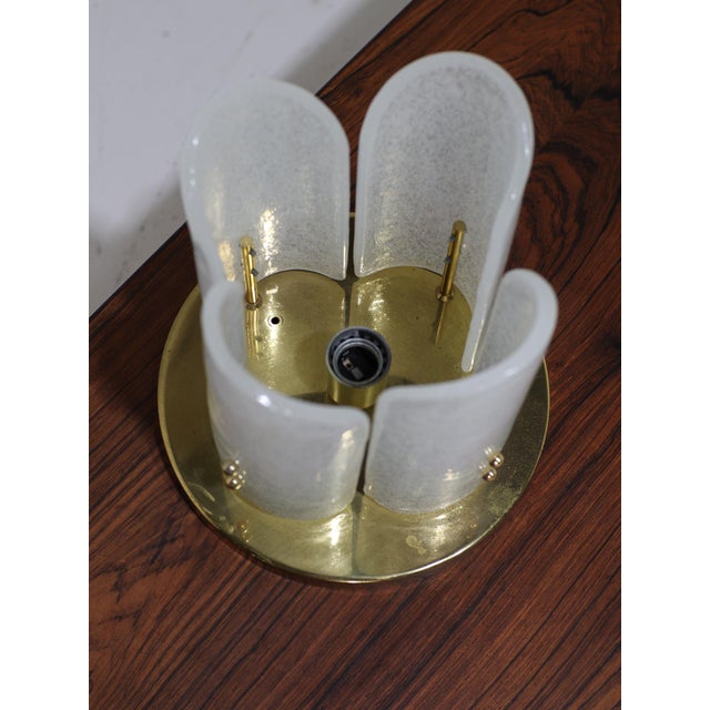 Gold Ice Murano Glass by J. T. Kalmar, Austria, 1960s For Sale - Image 8 of 10