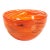 Delphine Glass Serving Bowl- Multi Orange, 8" x 4" For Sale