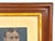 Wood American Folk Art Hand Painted Tintype Gentleman Portrait in Walnut Frame For Sale - Image 7 of 13