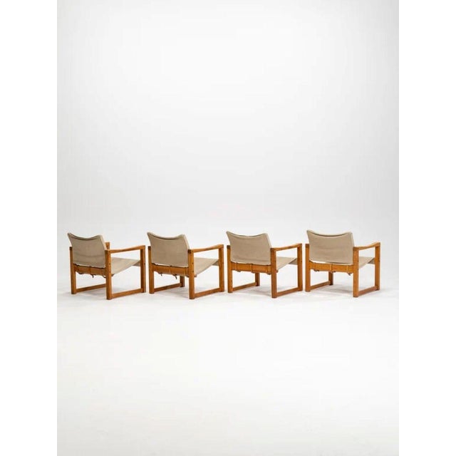 1970s Mid-Century Modern Model Diana Armchairs by Karin Mobring for Ikea, Sweden, 1970s, Set of 4 For Sale - Image 5 of 18