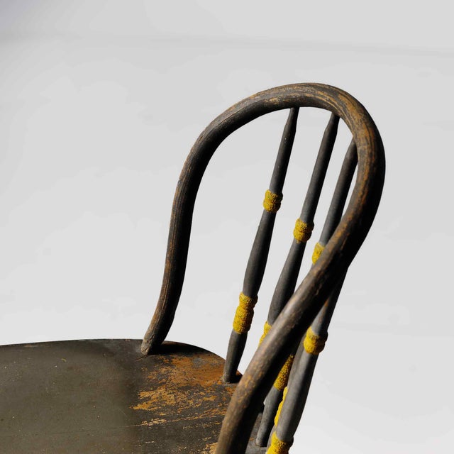Antique Spindle Chairs - A Pair For Sale In Providence - Image 6 of 11