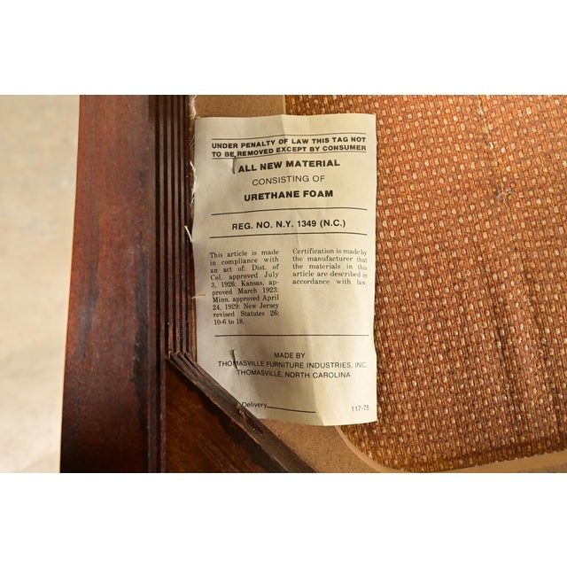 Thomasville Queen Anne Carved Solid Mahogany Dining Chairs, Set of Eight For Sale - Image 14 of 15