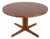 Round Teak Table with Two Extensions from AM Møbler, Denmark, 1970s For Sale
