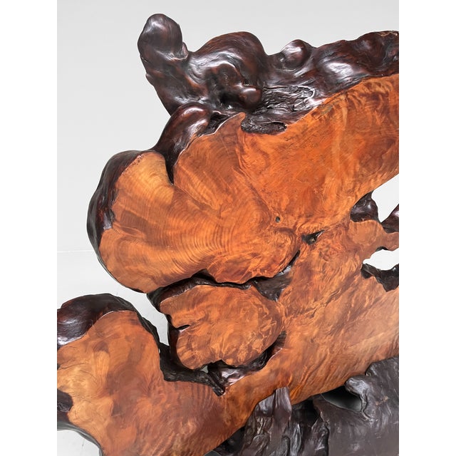 Japanese Burl Wood Decoration For Sale - Image 3 of 15