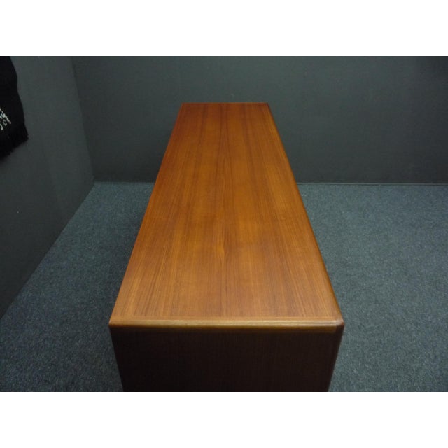 Brown Small Teak Sideboard by HP Hansen, Denmark, 1960s For Sale - Image 8 of 14