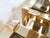 Metal Hollywood Regency Etagere in Smoked Glass and Gold-Tone Meta, 1970s For Sale - Image 7 of 9