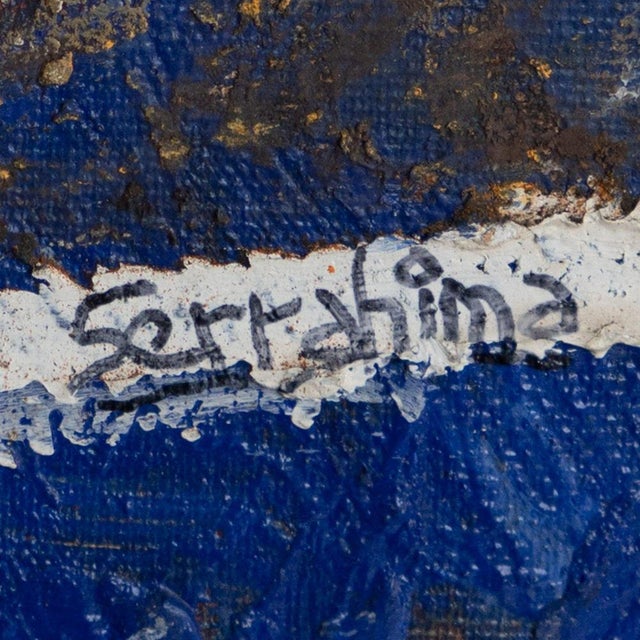 Isabel Serrahima, Moonlit Seascape, Oil Painting For Sale - Image 6 of 8