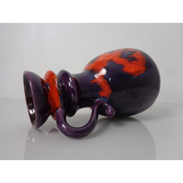 Pop Art Lava Ceramic Vase by Walter Gerhards, Germany, 1970s For Sale - Image 10 of 18