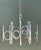 Metal Vintage Scolari for Lightolier Chrome Chandelier For Sale - Image 7 of 12