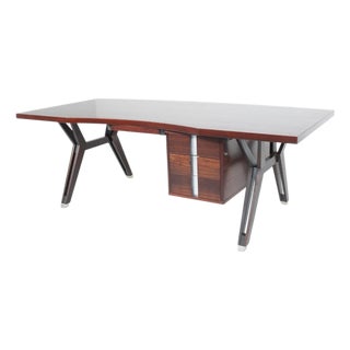 Mid-Century Modern Desk attributed to Ico Parisi for Mim Roma, Italy, 1950s For Sale
