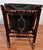 1870 Antique George Hunzinger Barley Twist Mahogany Rocking Chair New Upholstery For Sale - Image 10 of 13