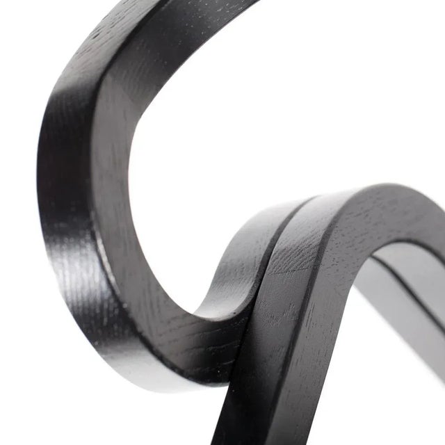 Contemporary Odette Black Oak Chair by Fred and Juul For Sale - Image 3 of 9