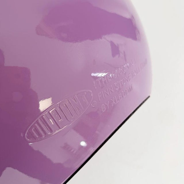 Mid-Century Ball Chair Dupont Stool by Finn Stone, Belgium, 1980s For Sale - Image 12 of 13