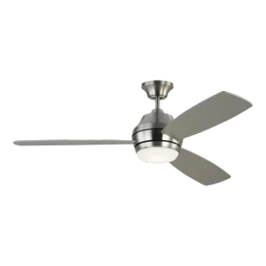 Visual Comfort Fan Ikon 52" LED Ceiling Fan in Brushed Steel