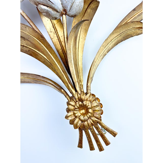 1970s Large Vintage Wall Lamp by Hans Kögl, 1970s For Sale - Image 5 of 9