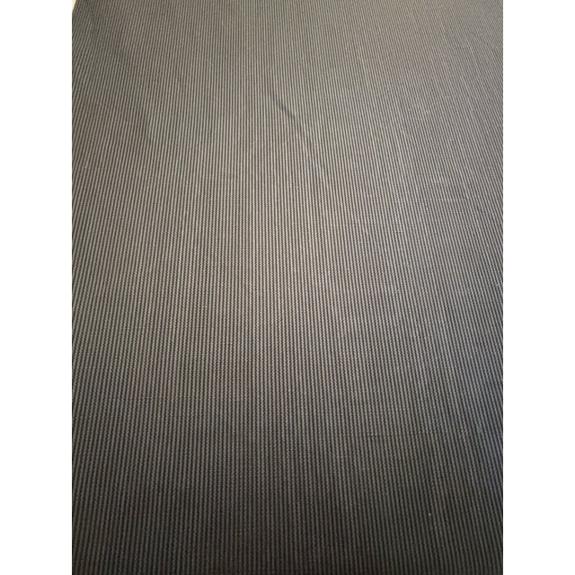 Over 52 Yards of Blue Moire Striped Fabric From Brunschwig & Fils For Sale - Image 9 of 9
