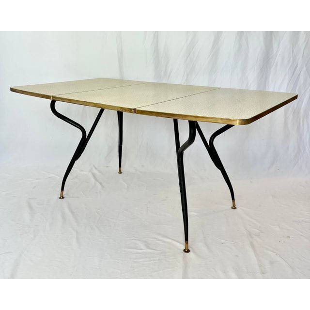 Mid Century Howell Co. Formica Drop Leaf Table Chairish