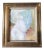 Original Vintage Female Nude Painting in Interior 1970’s Vintage Frame With Linen Liner For Sale