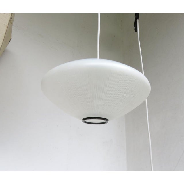 Black Cascade Ceiling Lamp in Glass & Brass from Doria Leutchen, 1950s For Sale - Image 8 of 18