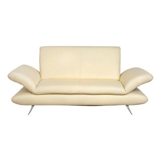 Rossini 2-Seater Sofa in Cream Leather from Koinor For Sale