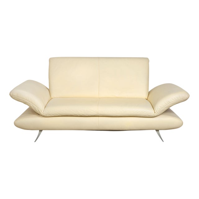 Rossini 2-Seater Sofa in Cream Leather from Koinor For Sale