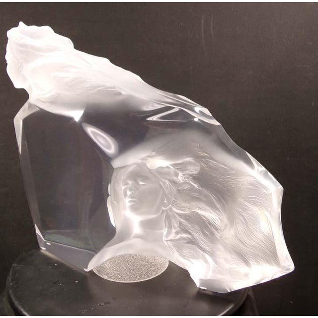 Frederick Hart "Destiny" Lucite 1999 Acrylic Sculpture Hand Signed For Sale - Image 10 of 10