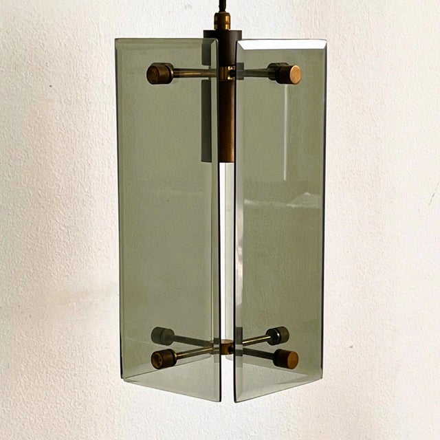 Mid-Century Modern Crystal Art Chandeliers, Italy, 1960s, Set of 2 For Sale - Image 3 of 13