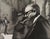 A solarized gelatin silver print titled "Man with Cigar, 1986" by Michael Spano. Signed on verso. Edition of 2 out of 25....