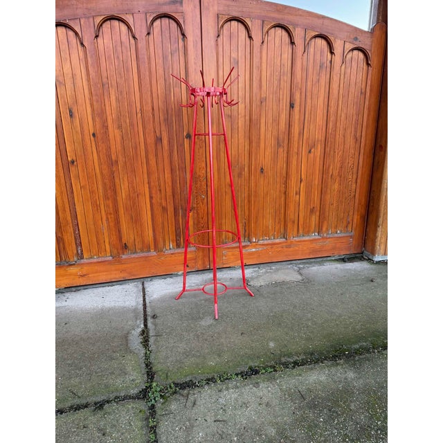Vintage Industrial Coat Rack For Sale - Image 4 of 8