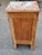 19th Century French Antique Walnut Marble Top Bedside Cabinet Nightstand For Sale - Image 12 of 18