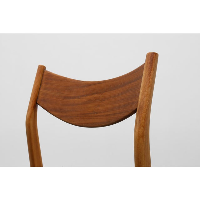 Mid-Century Modern Belgian Teak Dining Chairs, 1960s, Set of 6 For Sale - Image 9 of 16