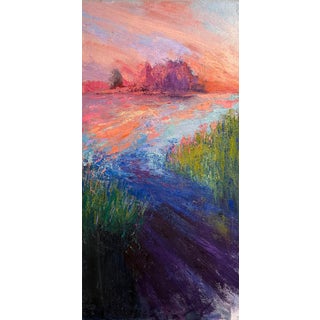 Lowland Hum, Original Oil Painting by Julia Lawing For Sale