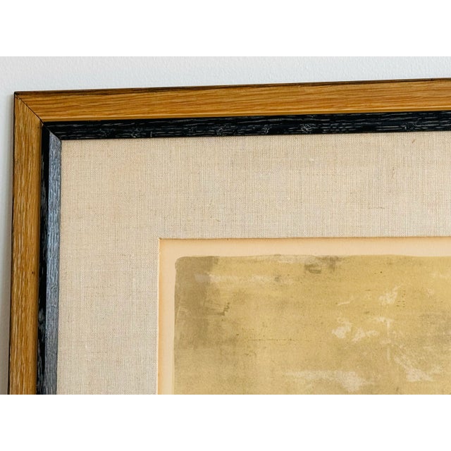 1960s Vintage 1960s “Eglise” Lithograph by Andre Minaux For Sale - Image 5 of 8