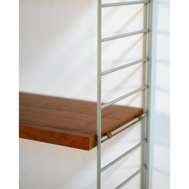 Wood String Bookcase by Nisse Strinning, 1950s For Sale - Image 7 of 10