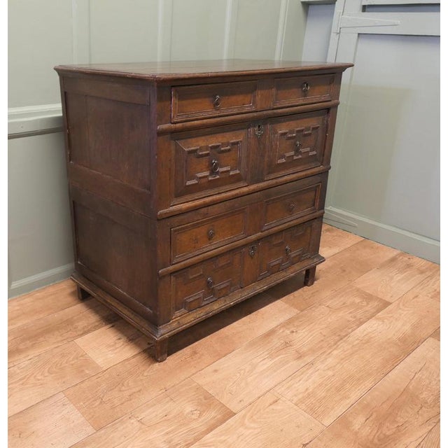 17th Century Oak Chest of Drawers or Garret Chest A Garret Chest is one that can be broken down to give ease of access...