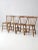 Late 19th Century Antique Stencil Back Dining Chairs Set of 4 For Sale - Image 5 of 12